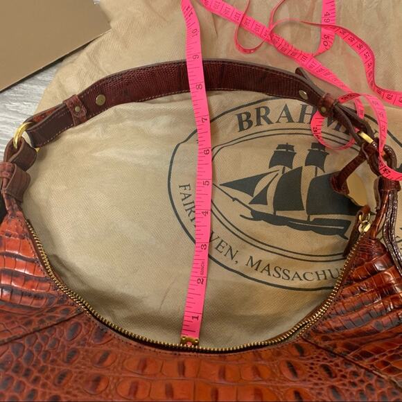 Brahmin juliette brick melbourne shoulder bag 25th anniversary edition - Picture 8 of 10